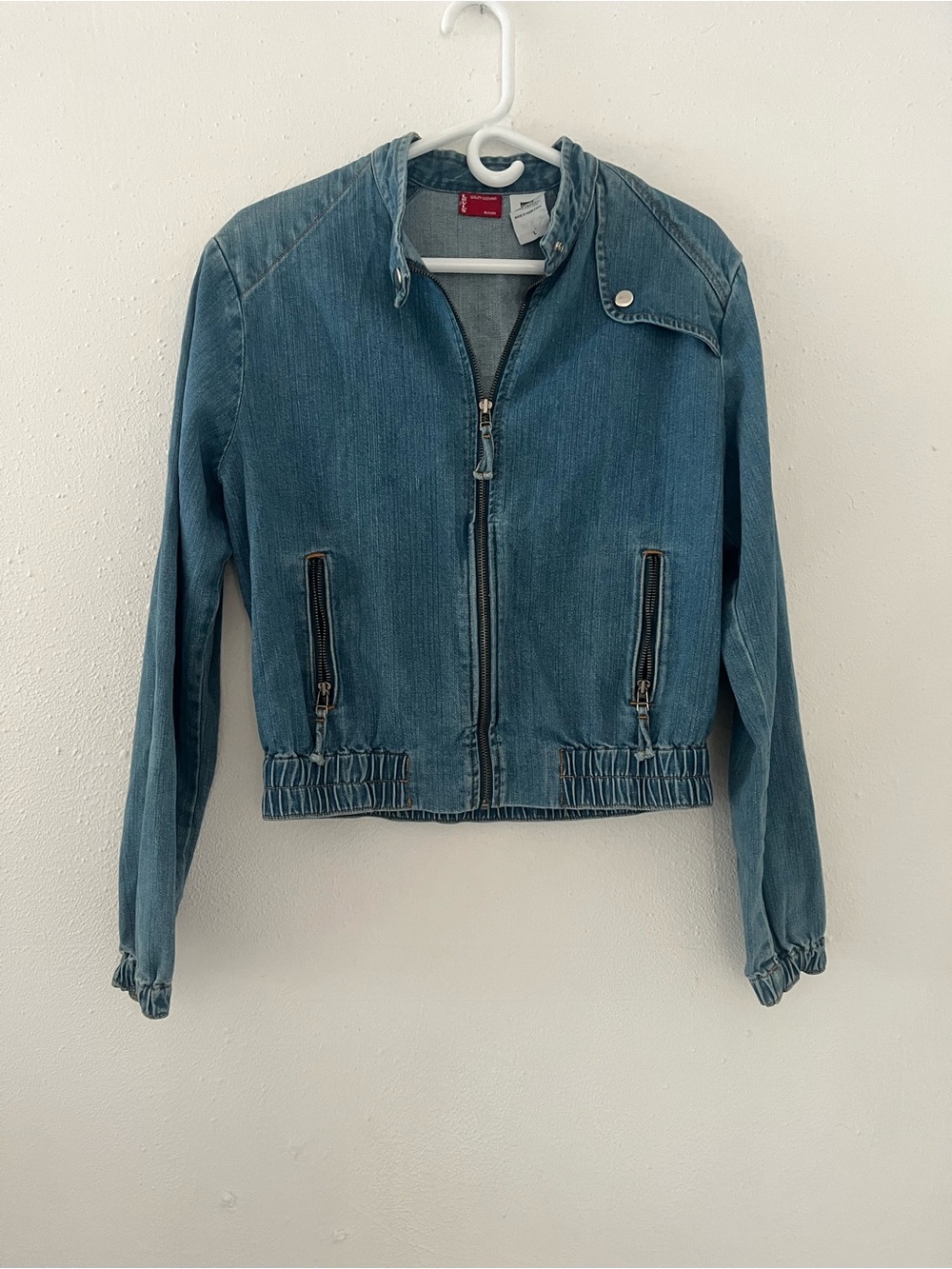 Levi's Medium Blue Denim Zip Jacket